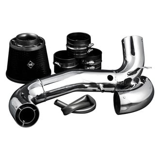 Weapon-R® - Secret Weapon Aluminum Polished Short Ram Air Intake System with Black Filter and Air Box