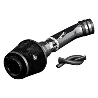 Weapon-R® - Secret Weapon Aluminum Polished Short Ram Air Intake System with Black Filter