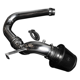 Weapon-R® - Secret Weapon Aluminum Polished Short Ram Air Intake System with Black Filter