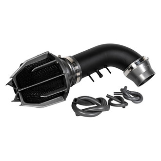 Weapon-R® - Stealth Dragon Aluminum Flat Black Short Ram Air Intake System with Black Filter
