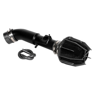 Weapon-R® - Stealth Dragon Aluminum Flat Black Short Ram Air Intake System with Black Filter