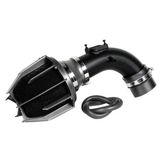 Weapon-R® - Stealth Dragon Aluminum Flat Black Short Ram Air Intake System with Black Filter