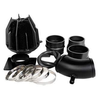 Weapon-R® - Stealth Dragon Aluminum Flat Black Short Ram Air Intake System with Black Filter