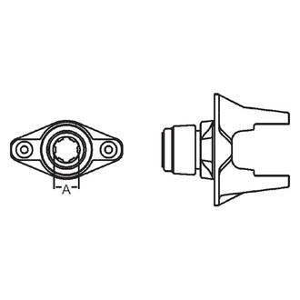 Weasler® - 44 Series North American Safety Slide Lock Tractor Yoke