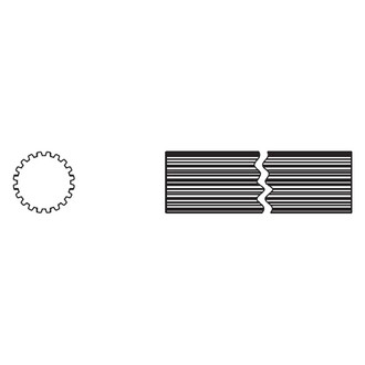 Weasler® - 35 Series Driveshaft Splined Shaft