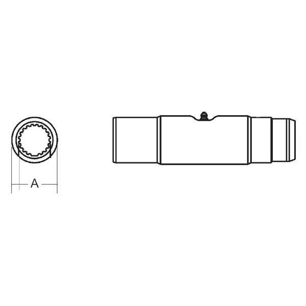 Weasler® - 14 Series Driveshaft Slip Sleeve With Grease Reservoir