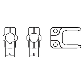 Weasler® - L6 Series North American Clamp Yoke