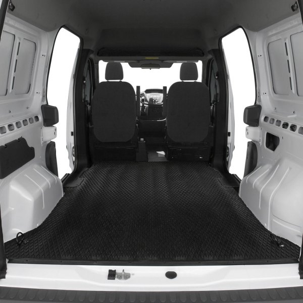 No Transit Connect SMARTLINER Custom Fit First Row Floor Mat Liners Black for 2020-2021 Ford Transit with Vinyl Flooring