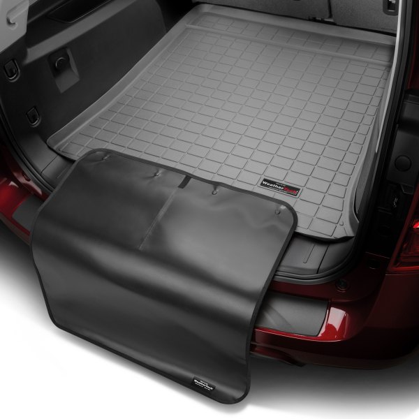  WeatherTech® - Cargo Liner with Black Bumper Protector - Gray
