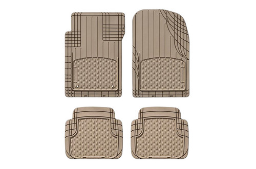 WeatherTech Custom Fit Tan Floor Liners For W54TN-W25TN - Front & Second Row