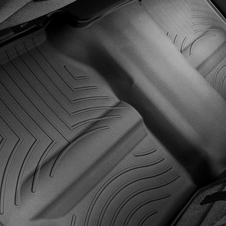 WeatherTech® - DigitalFit™ 2nd Row with Underseat Coverage Black Molded Floor Liner