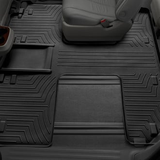 WeatherTech® - DigitalFit™ 2nd & 3rd Row Black Molded Floor Liner