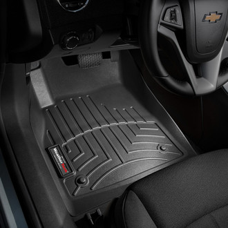 WeatherTech® - DigitalFit™ 1st Row Black Molded Floor Liners