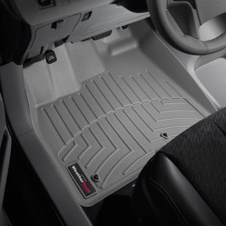 WeatherTech® - DigitalFit™ 1st Row Gray Molded Floor Liners