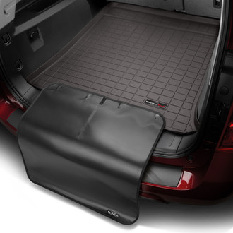 WeatherTech® - Cocoa Cargo Liner with Black Bumper Protector (Behind 2nd Row)