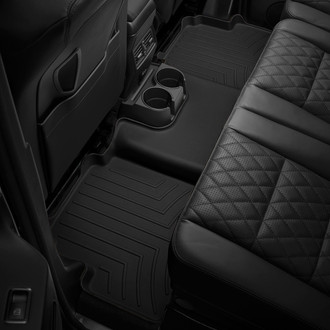 WeatherTech® - DigitalFit™ 2nd & 3rd Row Black Molded Floor Liners