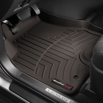 WeatherTech® - DigitalFit™ 1st & 2nd Row (Full Coverage 2nd Row) Cocoa Molded Floor Liners