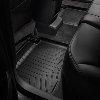WeatherTech® - DigitalFit™ 2nd Row Black Molded Floor Liners