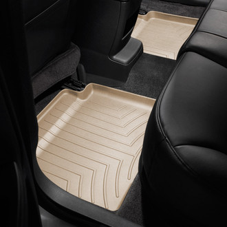 WeatherTech® - DigitalFit™ 2nd Row Tan Molded Floor Liners