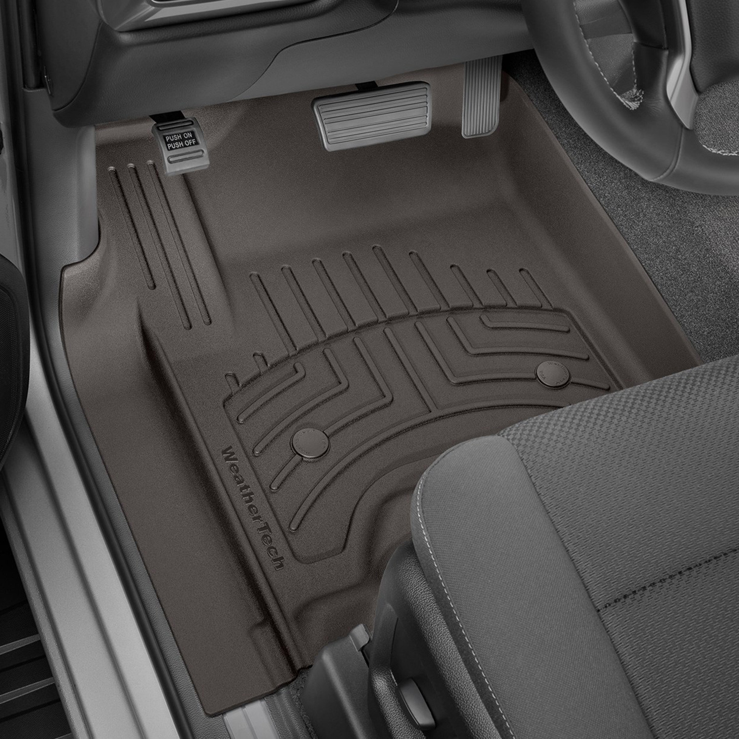 WeatherTech Custom FloorLiner Floor Mats – 1st & 2nd Row Set, Vehicle Specific, Part #46014-1-2