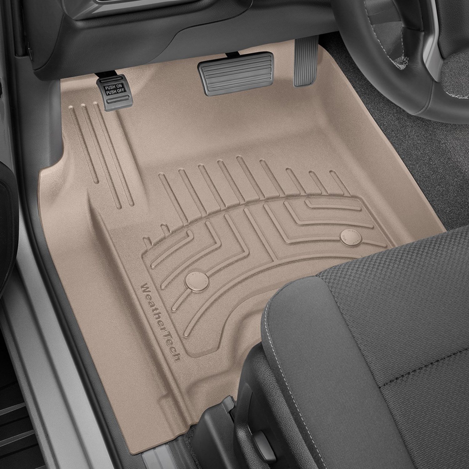 Weathertech® 45066-1-9IM - 1st & 2nd Row Tan HP Floor Liners