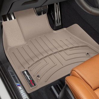 WeatherTech® - DigitalFit™ 1st Row Tan Molded Floor Liners