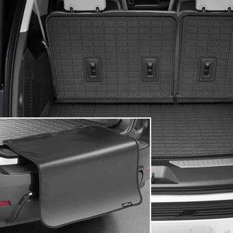 WeatherTech® - Black Seatback Cargo Liner with Black Bumper Protector (Behind 3rd Row)
