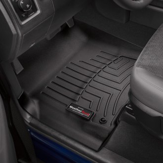 Weathertech 444651 DigitalFit 1st Row Black Molded Floor Liners