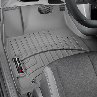 WeatherTech® - DigitalFit™ 1st Row (Over the Hump) Gray Molded Floor Liner