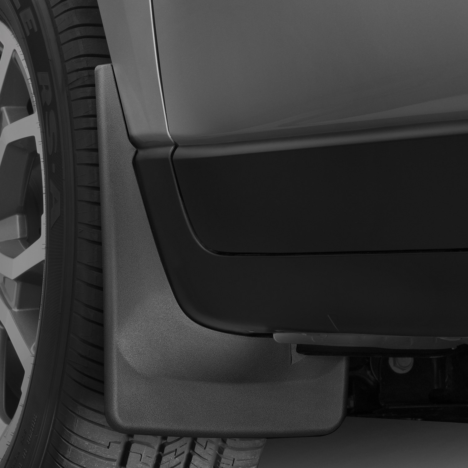 WeatherTech® - GMC Acadia 2015 Black Mud Flaps