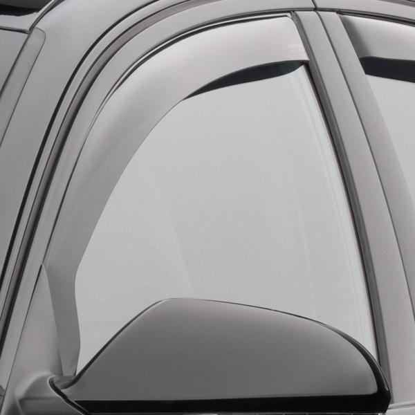 WeatherTech® - In-Channel Light Smoke Front Side Window Deflectors
