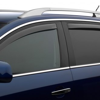 Safe RAIN Out-Channel Guard Deflector AUTOCLOVER Dark Smoked Side Window Vent Visor 4 Piece Set for KIA Forte 2012 2013 2014 2015 2016 2017 2018