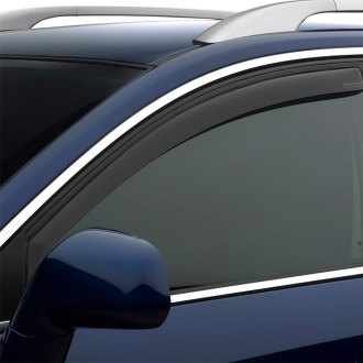 WeatherTech Custom Fit Front & Rear Side Window Deflectors for Buick Lucerne Light Smoke 