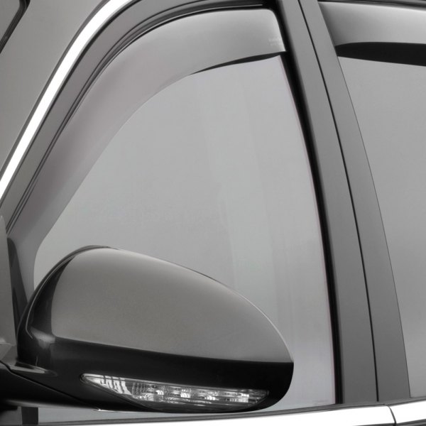 WeatherTech® - In-Channel Dark Smoke Front Side Window Deflectors