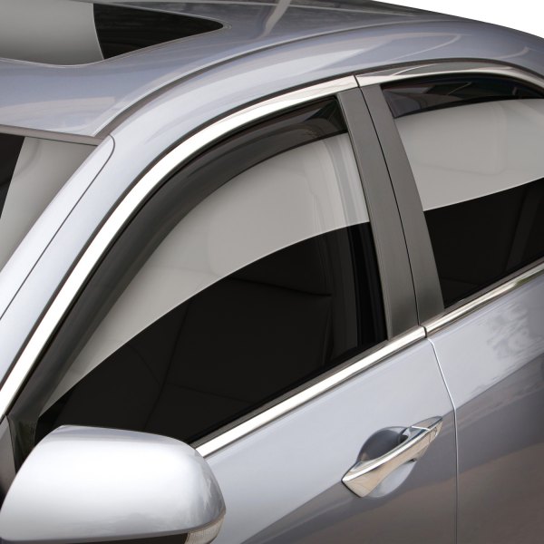 WeatherTech® - In-Channel Dark Smoke Front Side Window Deflectors