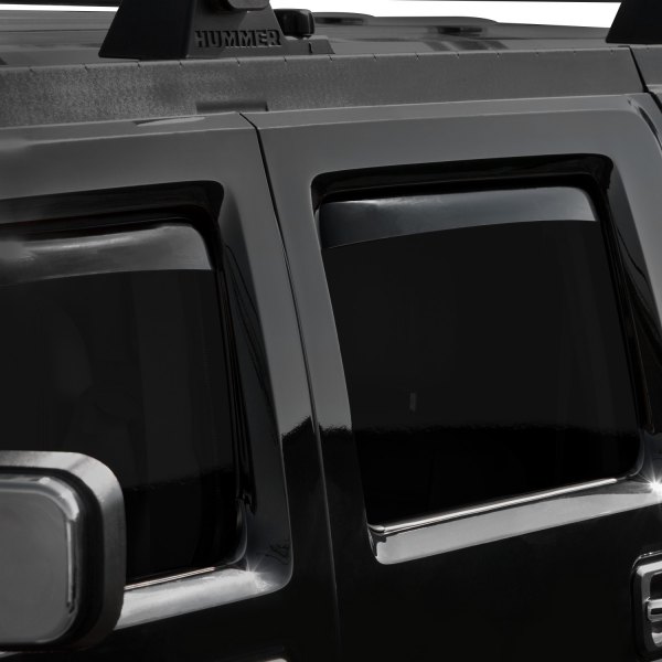 WeatherTech® - In-Channel Dark Smoke Rear Side Window Deflectors