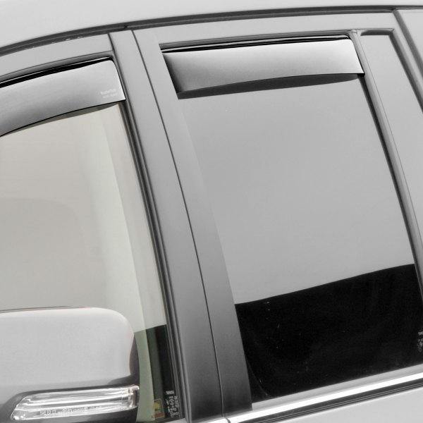 WeatherTech® - In-Channel Dark Smoke Rear Side Window Deflectors