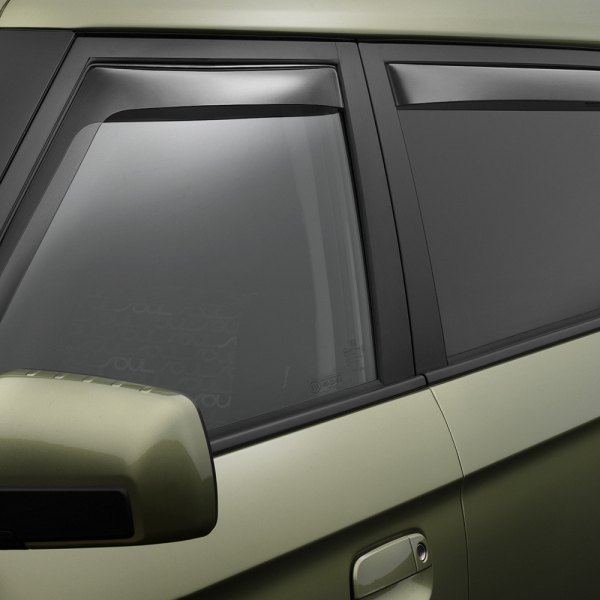 WeatherTech® - In-Channel Dark Smoke Rear Side Window Deflectors