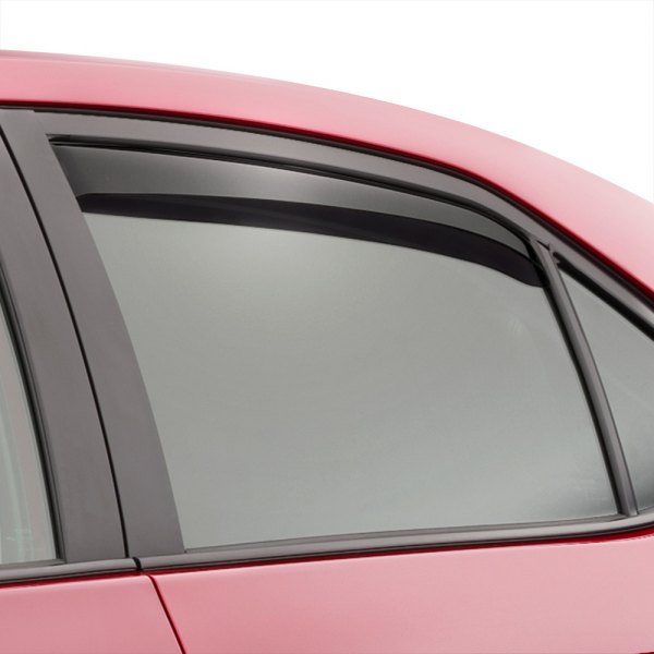 WeatherTech® - In-Channel Dark Smoke Rear Side Window Deflectors