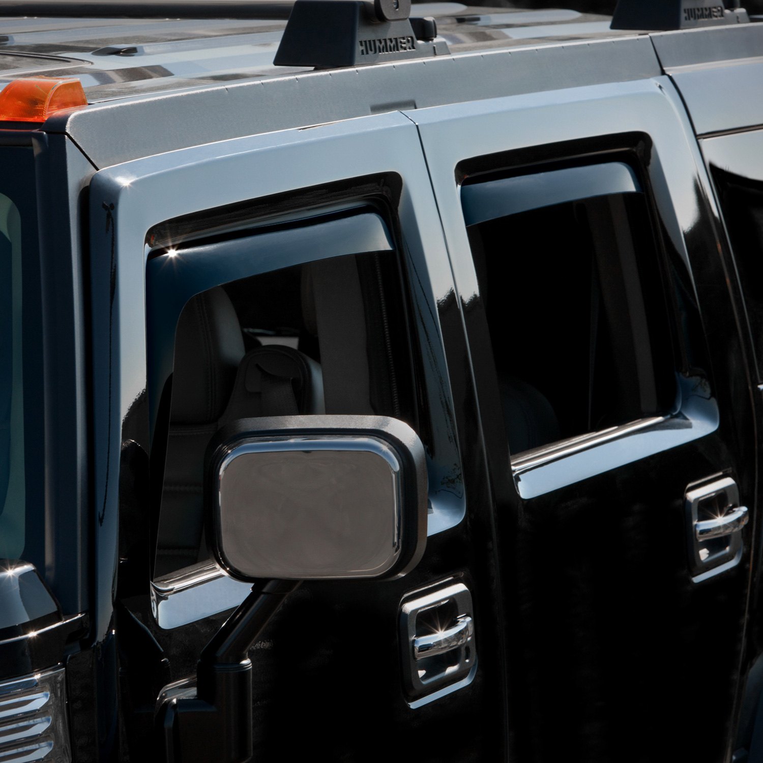 Hummer H2 Wind Deflectors Rain Guards Window Visors