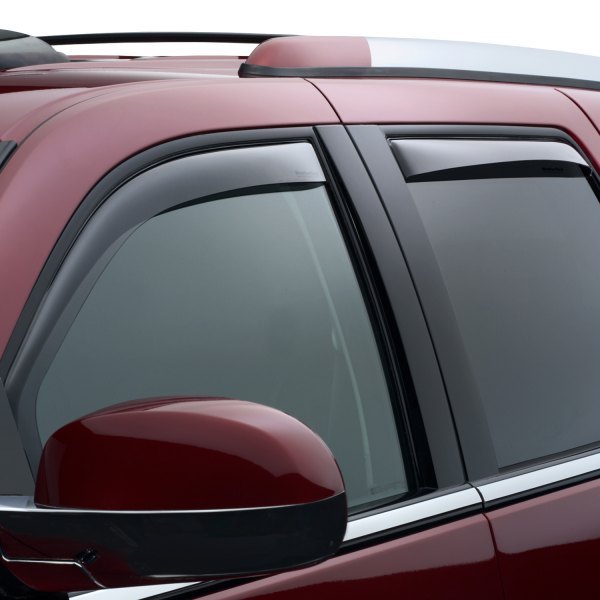 WeatherTech® - In-Channel Dark Smoke Front and Rear Side Window Deflectors