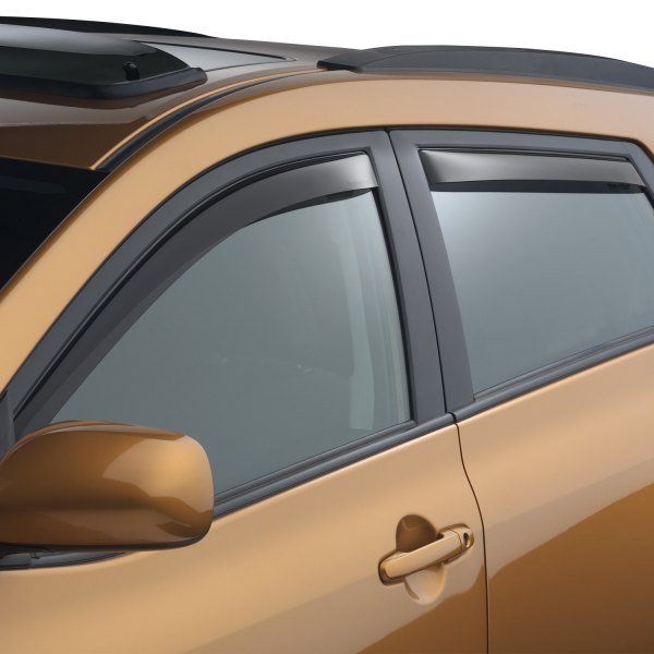 WeatherTech® - In-Channel Dark Smoke Front and Rear Side Window Deflectors