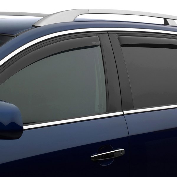 WeatherTech® - In-Channel Dark Smoke Front and Rear Side Window Deflectors