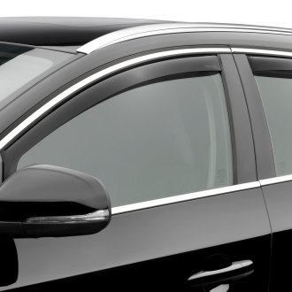 10-18 Van Demon Heko Wind Deflectors Tinted Front and Rear Window Rain Guards 4pc Set for Volvo V60 VY60845 