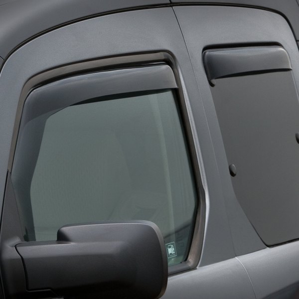 WeatherTech® - In-Channel Dark Smoke Front and Rear Side Window Deflectors