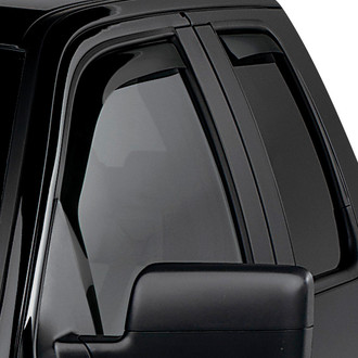 WeatherTech® 88343 - In-Channel Dark Smoke Front and Rear Side Window Deflectors