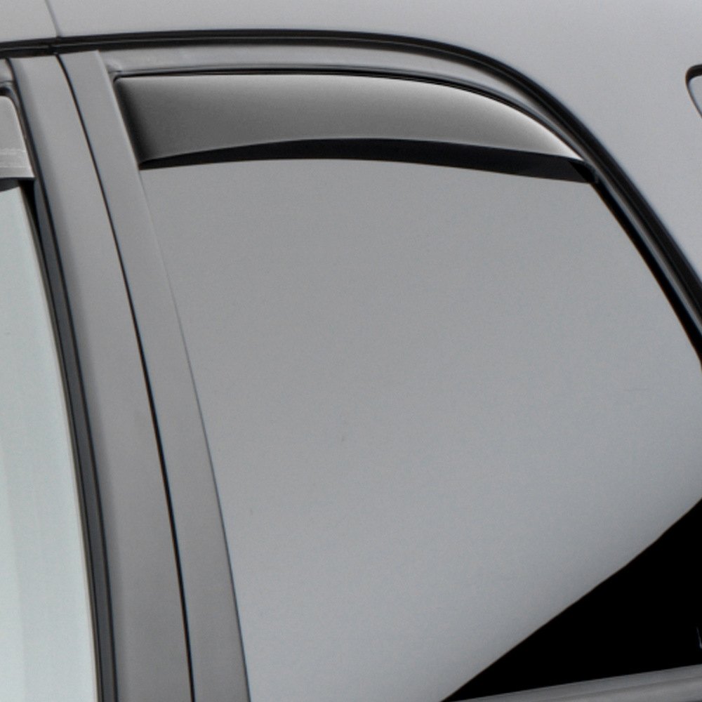 WeatherTech Custom Fit Side Window Deflectors for Ford Excursion - (84138),  Front & Rear Set - Dark Tint