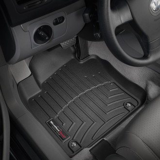 WeatherTech® - DigitalFit™ 1st Row Black Molded Floor Liners