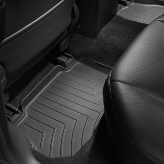 WeatherTech® - DigitalFit™ 2nd Row Black Molded Floor Liners