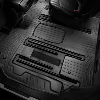 WeatherTech® - DigitalFit™ 2nd & 3rd Row Black Molded Floor Liner